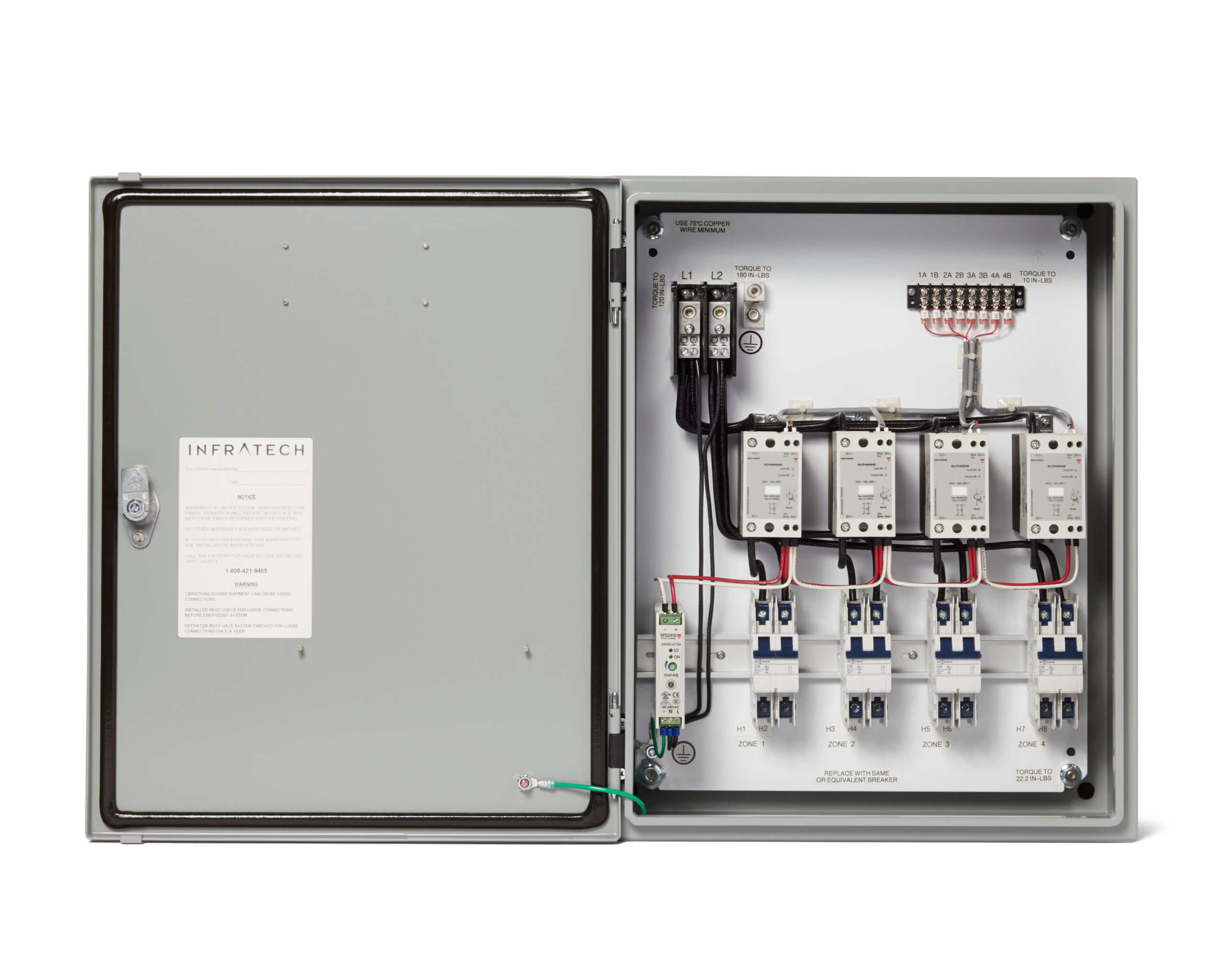 5 relay panel front 0261-RT2