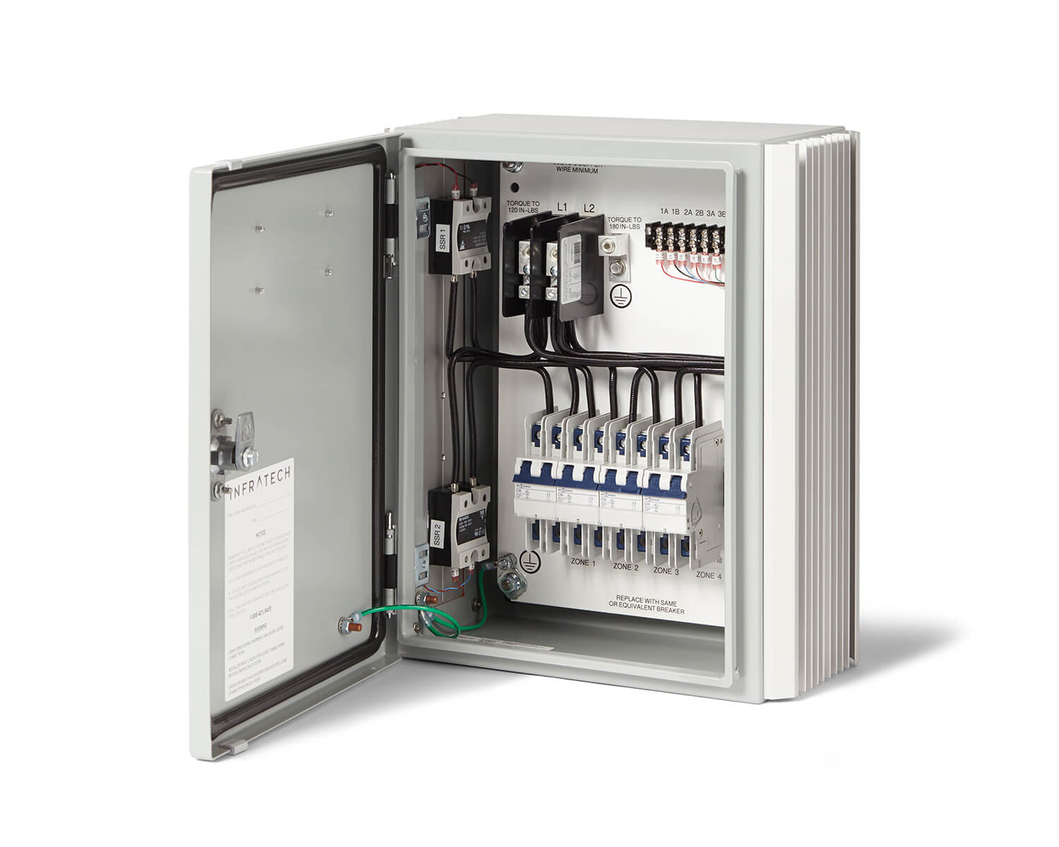 Solid State Controls – Solid State Relay Panel – open side